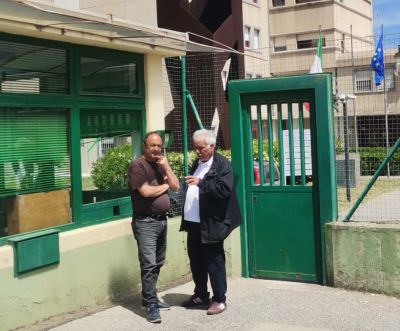Mimmo Lucano nel carcere di Rossano: “Se loro sono detenuti, allora anche io sono colpevole del reato di Palestina”